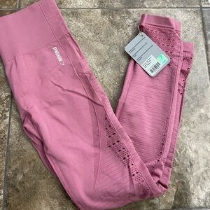 Gymshark Energy High Waisted Legging - Dusty Pink - Medium NWT